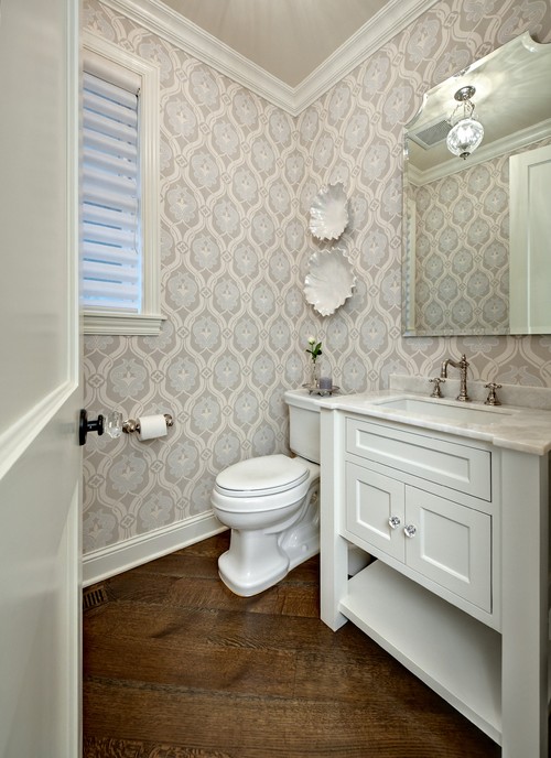 Bathroom Wallpaper Design Ideas By Lisa Shower Tile Designs Country Bathrooms House Decorating Ideas Small Interior Master Pictures Remodeling Remodel Home Vanities Redo Styles Bathroom