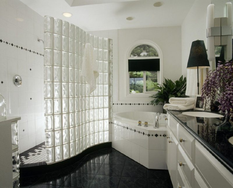 Bathroom Medium size Glass Shower Bricks Clean Glass Shower Doors Tile Install Corner Units Frameless Sliding Stall Tub Enclosures Door Handles Bathtub Neo Angle Seamless Hardware Installing