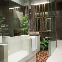Apartment Thumbnail size Amazing Bathroom With White Bathtub In The Middle Part 420x630