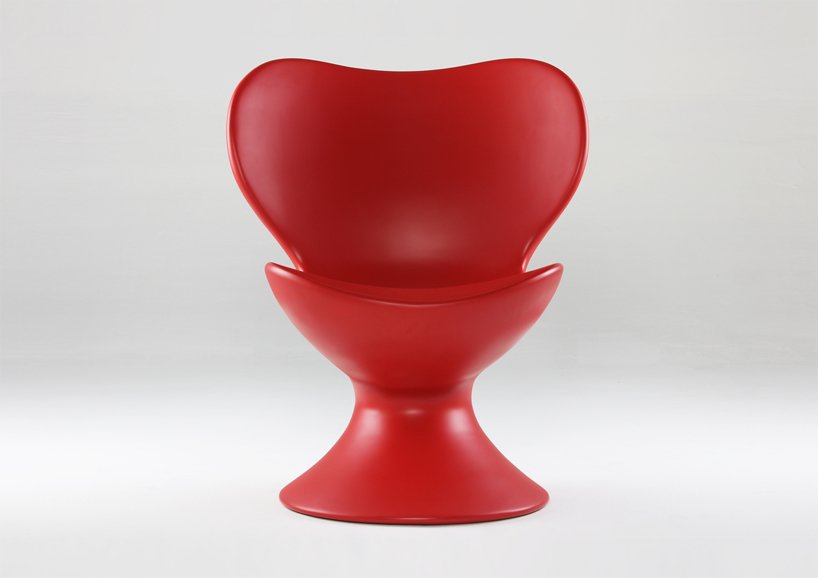 Amazing Mellow Comfortable Chair With Loud Red Furniture