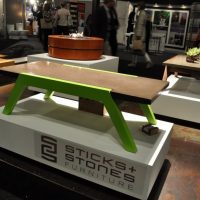 Furniture Thumbnail size Amazing Metro Retro Table Made Of Poliched Concrete Countertop And Neon Green Wooden Legs 824x630