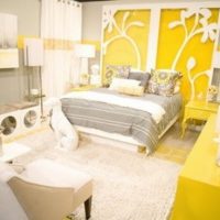 Bedroom Amazing Bedroom With White Bed Mattress Added With Yellow Pillow Sunny Yellow Bedroom Ideas Bring Shinny Nuance