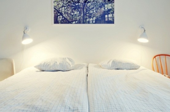 Bedroom Cool Bedroom Has Twin White Bed Mattress Scandinavian Bedrooms Has White Interior Design