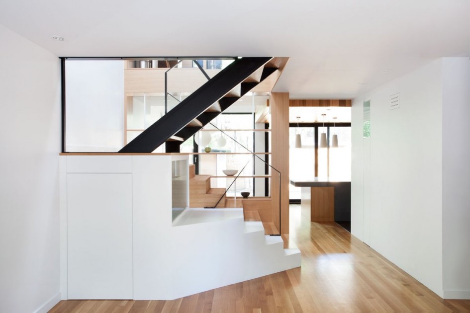 Costly Perceptional Wooden Staircase Sign With Additonal White Storage And A Window Beneath Architecture