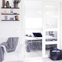 Bedroom Fascinating Bedroom With White Painting Of The Wall Lovely-Bedroom-Has-White-Chimney-in-the-Corner-Part-472x630