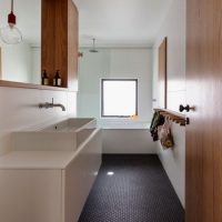 Architecture Thumbnail size Modern Bathroom Has Black Floor Design 450x630
