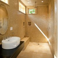 Bathroom Open Air Shower Shower Designs Design Ideas Tile Walk In Bathroom Small Doorless Remodels Modern Pictures Bathrooms How To Remodel Tiled Plans Remodeled Remodeling Decorating Master Bath Decor Open Shower Designs