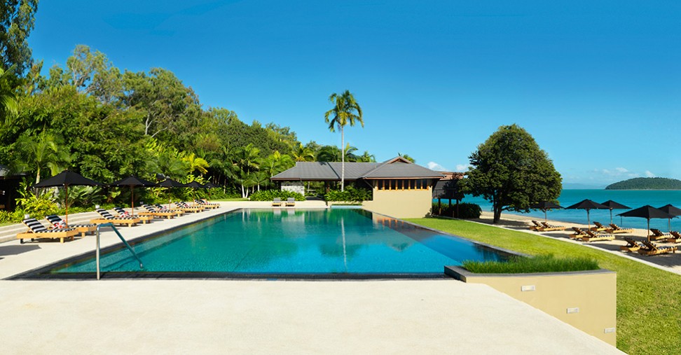 Resort & Villa Stunning Pool With Green Field Theme 972x507 Cool Qualia Resort Architecture Presents Romantic Touch