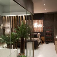 Apartment The Bathroom Is Equipped By Glass Wall White-Bathtub-Looks-so-Chic-with-Metal-Faucet-420x630