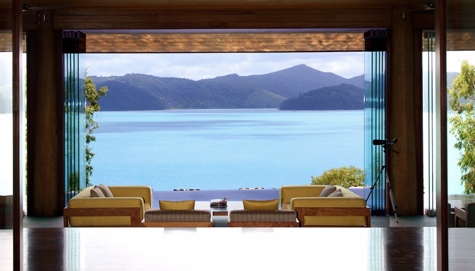 Resort & Villa The View Of Outside Seen From Inside Window 972x555 Cool Qualia Resort Architecture Presents Romantic Touch