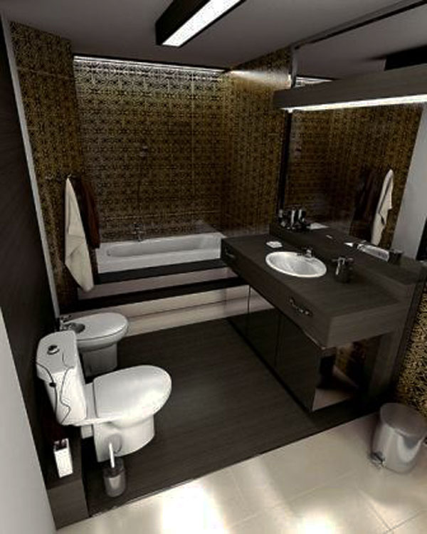 Bathroom Contemporary Small Bathrooms Design Ideas Tiny Inspiration Decoration Architectural Ceramic Floor Ceiling Space Wallpaper Wall Decor Makeover Remodel Costs Remodelers Decorate Bathroom