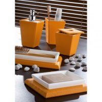 Bathroom Thumbnail size Orange Bathroom Accessories Set Interior Design Remodel Bathroom Ideas Ceiling Powder Room Decorating How To Tile Pictures Tiles For Bathrooms Traditional Remodelers Color Bath Small Show