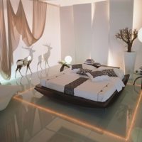 Ideas Thumbnail size Amazing Bedroom Design With Curtain And Light Wall Effect By Etna Walk 560x434