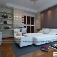 Bedroom Excellent Glamour Bedroom With Circle Wall Decor 560x418 Modern Simplicity Bedroom Design
