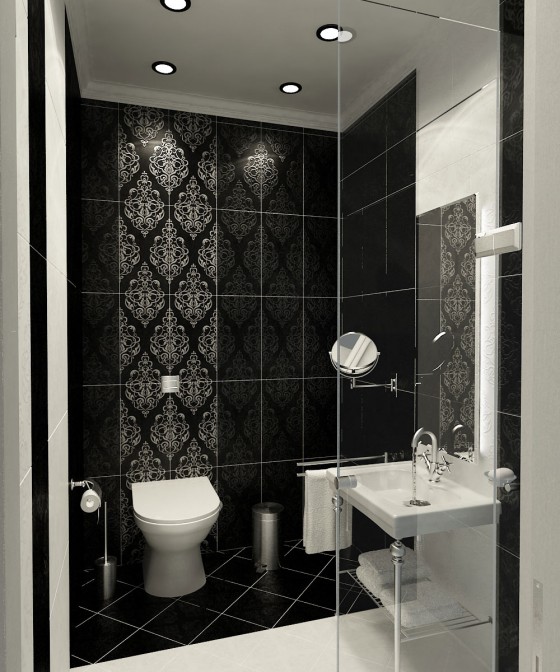 Bathroom Awesome Classic Modern Style Bathroom Black And White Tile By Ash29eg Marvelous Best Unique Bathrooms A L’abode!