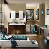 Bathroom Thumbnail size Awesome Kitchen Design Beside Bathroom By Delpha 560x489