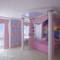 Teen Room Thumbnail size Barbie Pink Girl Bedroom By Irina Silka Sliding Door View 560x391
