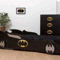 Kids Room Thumbnail size Batman Cars Bed Black Furniture For Boys Room
