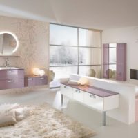 Bathroom Thumbnail size Beautiful Bathroom Interiors With Cream And Calm Pink Theme For Girls By Delpha 560x366