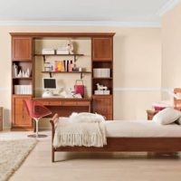 Teen Room Beautiful Classic Girls Bedroom Design Ideas 560x373 Double-Beds-For-Twin-With-White-Classic-Furniture-560x373
