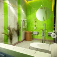 Bathroom Thumbnail size Beautiful Green And White Bathroom By 4BedDesign
