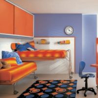 Kids Room Bright Kids Room For Two Kids With Movable Computer Desk 560x304 Bright-Twin-Girls-Bedroom-Design-Movable-Beds-560x270