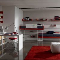Architecture Big Bedroom With Different Tone Wall And Minimalist Furniture 560x438 Cool Teen Room Decor From Zalf