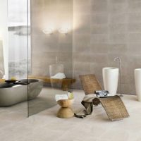 Bathroom Thumbnail size Contemporary Bathroom Design By Neutra With Double White Bashin And Grey Tub 560x381