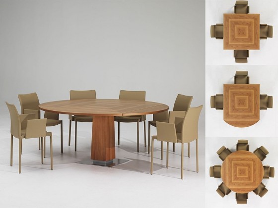 Contemporary Extendable Wooden Dining Tables1 560x420 Dining Room