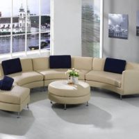 Furniture Thumbnail size Contemporary Sectional Sofa 2011 Cream Color And Blue Sofa Pillow Circle Table 560x353