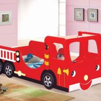 Kids Room Cute Fire Truck Bedding Shape For Boys Bedroom 560x400 Twin-Children-Car-Bedding-Inspiration-Boys-Room