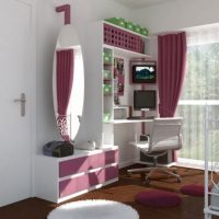Teen Room Elegant Teen Bedroom With Cool Mirror By Architecture Digital 560x418 Awesome-Girl-Teen-Room-With-Pink-And-Soft-Beige-Color-By-Darkdowdevil-Other-View-560x448