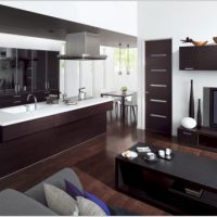 Ideas Thumbnail size Kitchen With Living Room Design