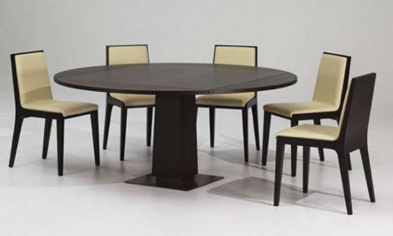Mahogany Round Extandalbe Dining Table Sets1 560x336 Dining Room