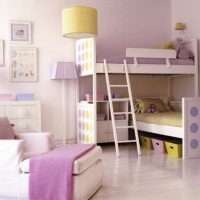 Kids Room Cool White Bunk Beds With Red Blue Kids Furniture And Mini Table Sets Fresh Ideas of Kids Bedroom Design for Twin