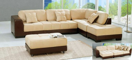 Furniture Modern Sofa Beaige Brown With Another Sets Design 560x255 Inspiring Modern Sectional Sofa Design