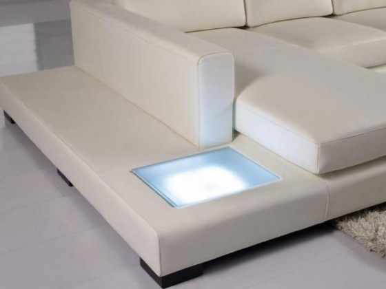 Furniture Modern White Sofa Los Angeles Leather With Built In Lamps Accent 560x420 Inspiring Modern Sectional Sofa Design