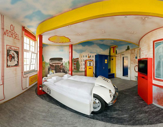 Interior Design Room Design For Car Enthusiasts With Yellow Advance Astounding Room Designs for Car Enthusiasts