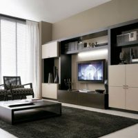 Living Room Simple Living Room With Just 2 Chairs And Very Simple Table White-Furniture-and-Wooden-Table-Sets-with-Cool-Lamps-for-Living-Room-Design