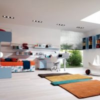 Architecture Very Bright And Cool Beddroom With Blue Theme For Teen 560x336 White-Yellow-Kids-Room-Themed-560x371