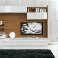 Ideas Wall Mount TV Setups For Bright White Living Area 560x325 Marvelous-Living-Room-With-White-Wall-Setups-Yellow-Accent-560x325