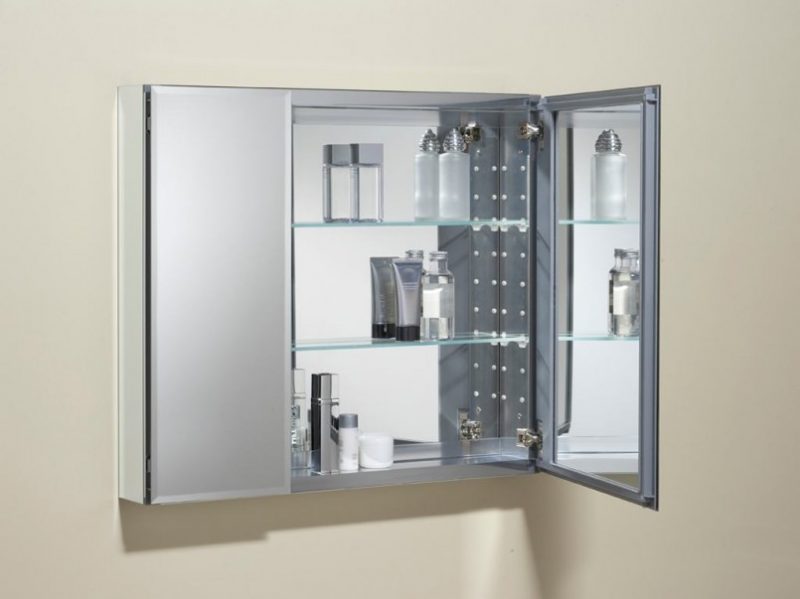 Bathroom Medium size White Medicine Cabinet With Mirror For Modern Bathroom Design Modern Vanities Pantry Cabinet Cabinets Small Bathrooms Base Linen Wall Ikea Kraftmaid Unfinished Storage Furniture Rustic