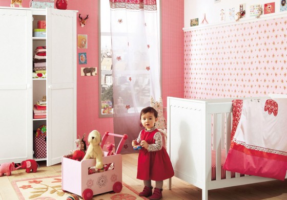 Ideas Baby Nursery Room Pink Theme Outstanding and Cheerful Baby Nursery Room Design