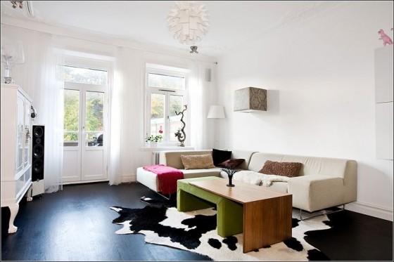Beautiful White Living Room Swedish Touch Interior Design