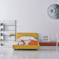 Teen Room Bright White Teen Bedroom Design By Pianca With Orange Yellow Bedding Awesome-White-Teen-Bedroom-Ideas-With-Red-Chair-Accent-And-Nice-Rugs