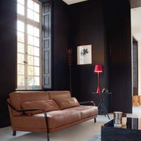 Living Room Black Ruche Couch With Red Legs By Ligne Roset Extraordinary Sofa Sets Inspirations For Modern Living Room