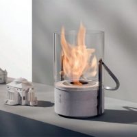 Ideas Thumbnail size Contemporary Fireplace Design With Secel Mini Glass Bucket Shaped