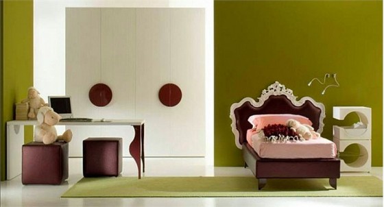 Contemporary Layout Design For Girls Room Teen Room