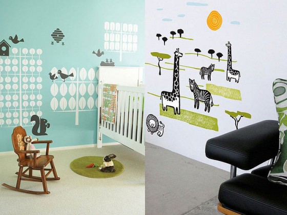 Cute Animal Wall Sticker For Kids Play Room Kids Room