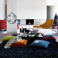 Ideas Thumbnail size Decorative Colorful Floor Pillows For Large Modern Living Area